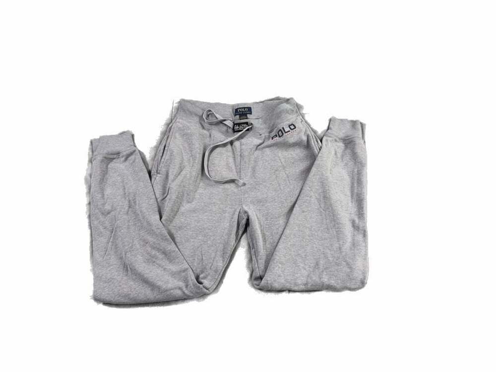 Polo Ralph Lauren Men's Gray Logo Sleepwear Jogger Sweatpants Size M